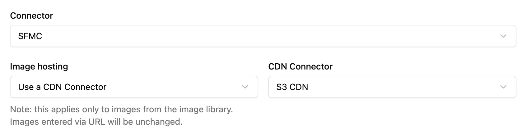 Use a CDN Connector