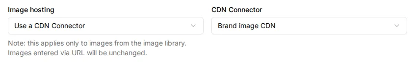 Choosing a CDN connector for image hosting