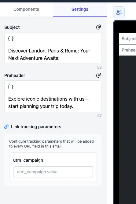 Editor global field value type