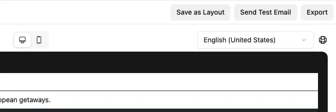 Save as Layout