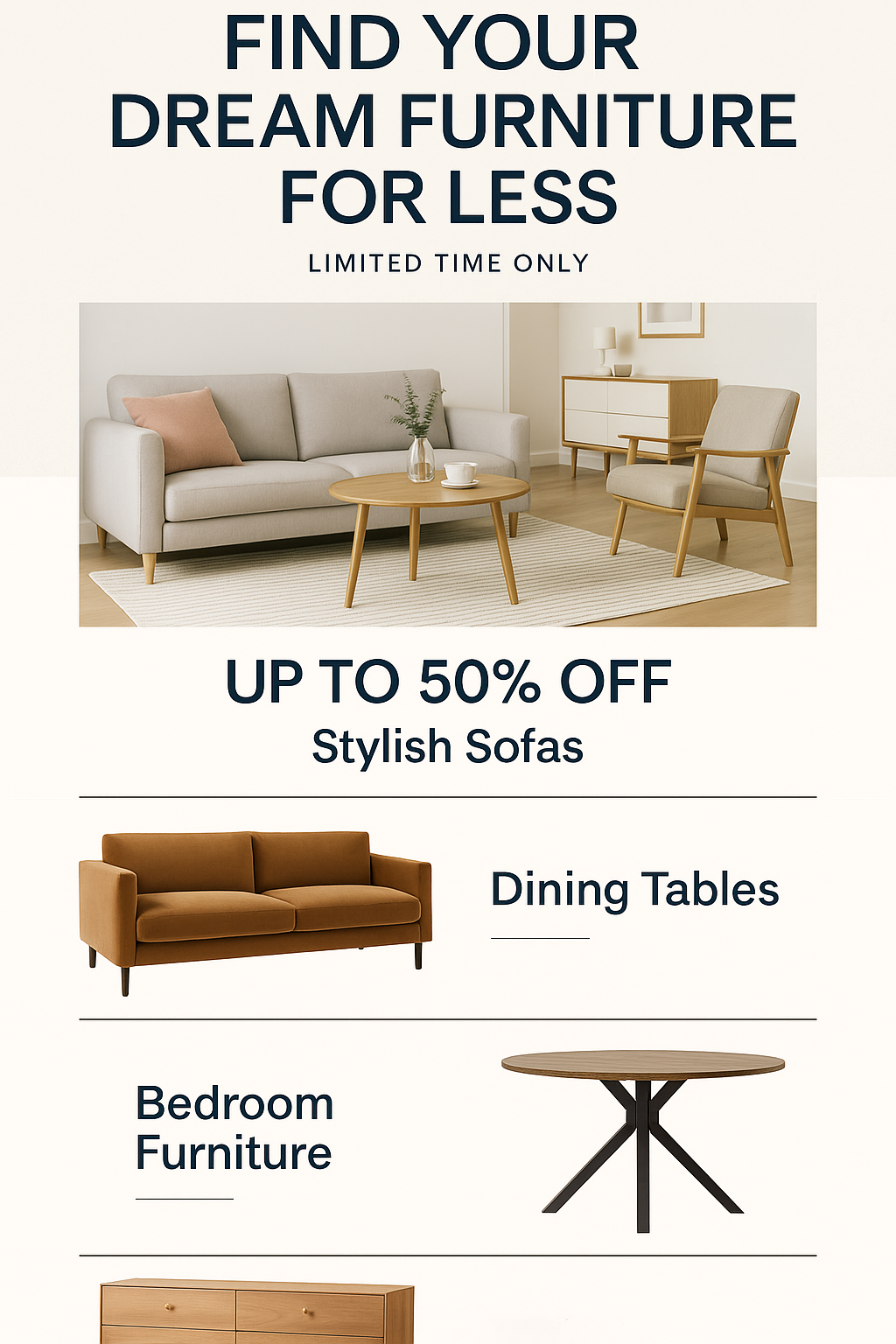 A beautiful email from a furniture company